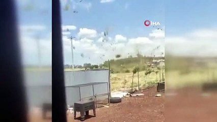 Siverek'te çıkan hortum paniğe neden oldu