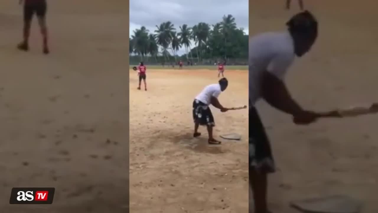 Grandma goes viral for the way she plays baseball