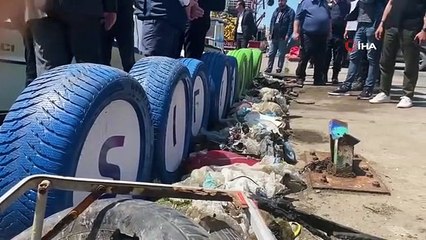 Temizleme etkinliğinde denizden çıkarılanlar şaşırttı