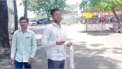 रायसेन: रस्सी और सेल्फास लेकर कलेक्ट्रेट पहुंचा किसान, मचा हड़कंप