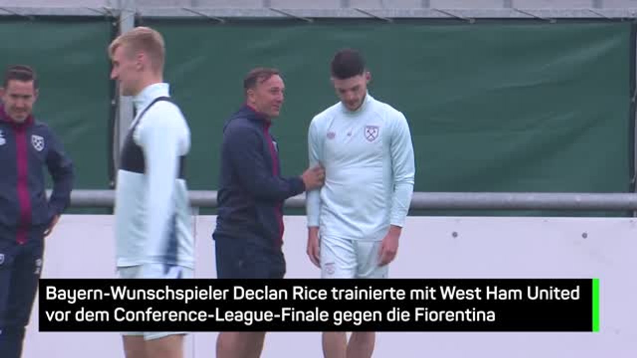 Bayern-Wunschspieler Rice trainiert vor Finale