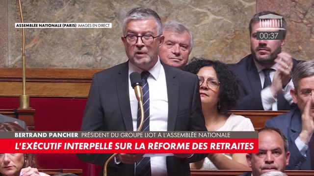 «Vous ne respectez pas le père de la Ve République» : Elisabeth Borne interpellée par le député LIOT Bertrand Pancher
