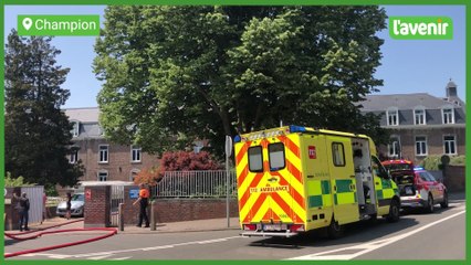 Incendie à l'institut de la Providence de Champion