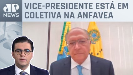 “Queremos fortalecer o mercado interno de veículos”, afirma Alckmin; Vilela analisa