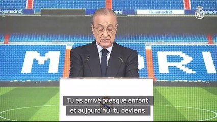 Pérez : “Cher Karim, cher capitaine, merci d'avoir magnifié l'histoire de ce club”
