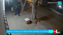 Vecinos corrieron a un delincuente a palazos en un barrio de La Plata