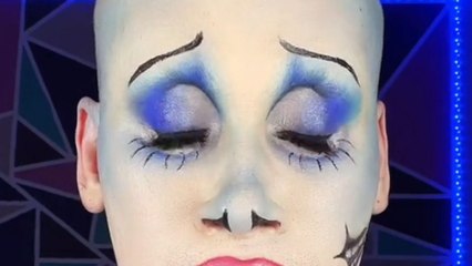 Makeup Artist turns himself into the Corpse Bride *Exceptional Makeup Transformation*