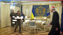 Ucraina, l'incontro tra Zelensky e Zuppi