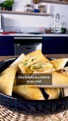 CUISINE ACTUELLE - Brick au chèvre et au miel