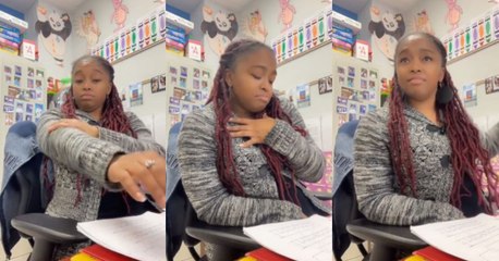 Maestra enseña canción sobre amor propio a sus alumnos