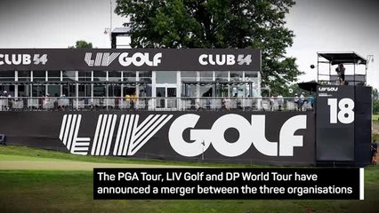 Скачать видео: Breaking News - PGA Tour, LIV Golf and DP World Tour to merge