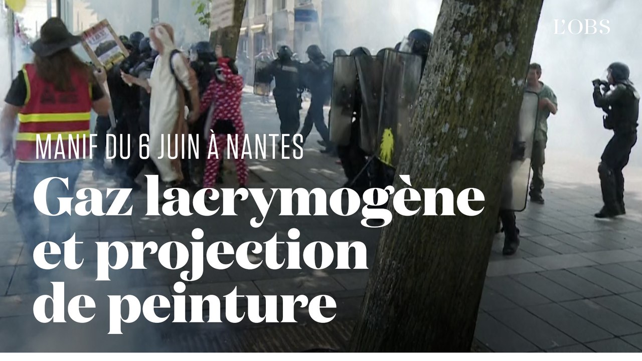 Retraites : Nantes théâtre de tensions lors de la manifestation du 6 juin