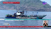 Fishing vessel, nasira at muntik lumubog matapos umanong banggain ng hindi pa tukoy na sasakyang pandagat | SONA