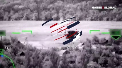 Rusya Savunma Bakanlığı, Leopard tanklarının imha edildiği anları paylaştı