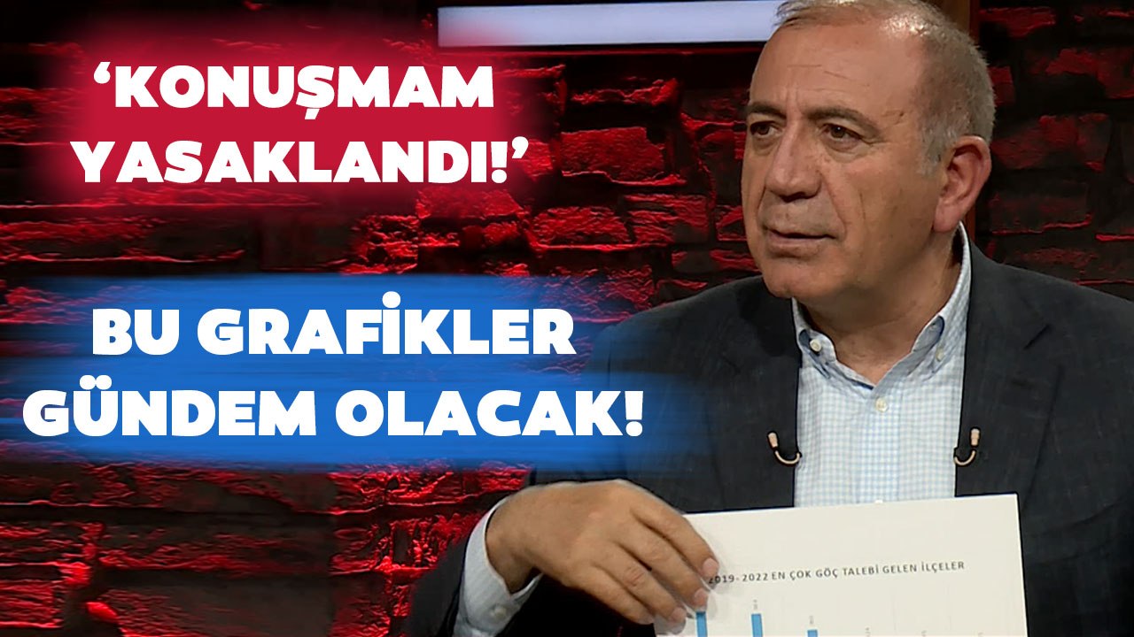 Gürsel Tekin 'Konuşmam Yasaklandı' Diyerek Gündem Olacak Grafikleri Tek Tek Gösterdi!
