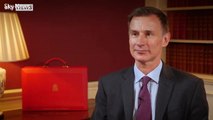 Jeremy Hunt comfortable with recession if it forces down inflation