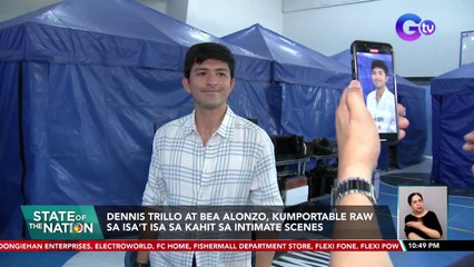 Dennis trillo at Bea Alonzo, kumportable raw sa isa't isa sa kahit sa intimate scenes | SONA