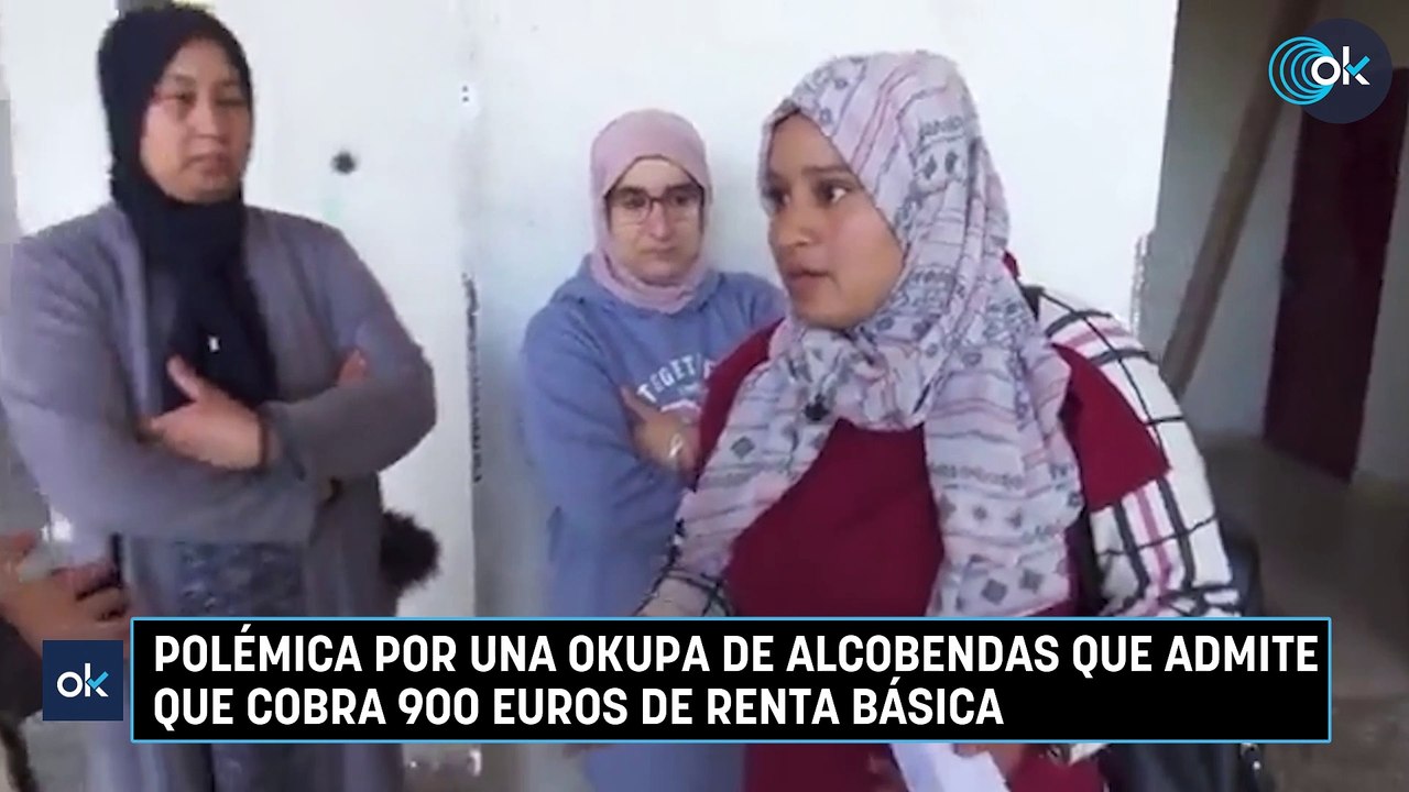 Polémica por una okupa de Alcobendas que admite que cobra 900 euros de renta básica