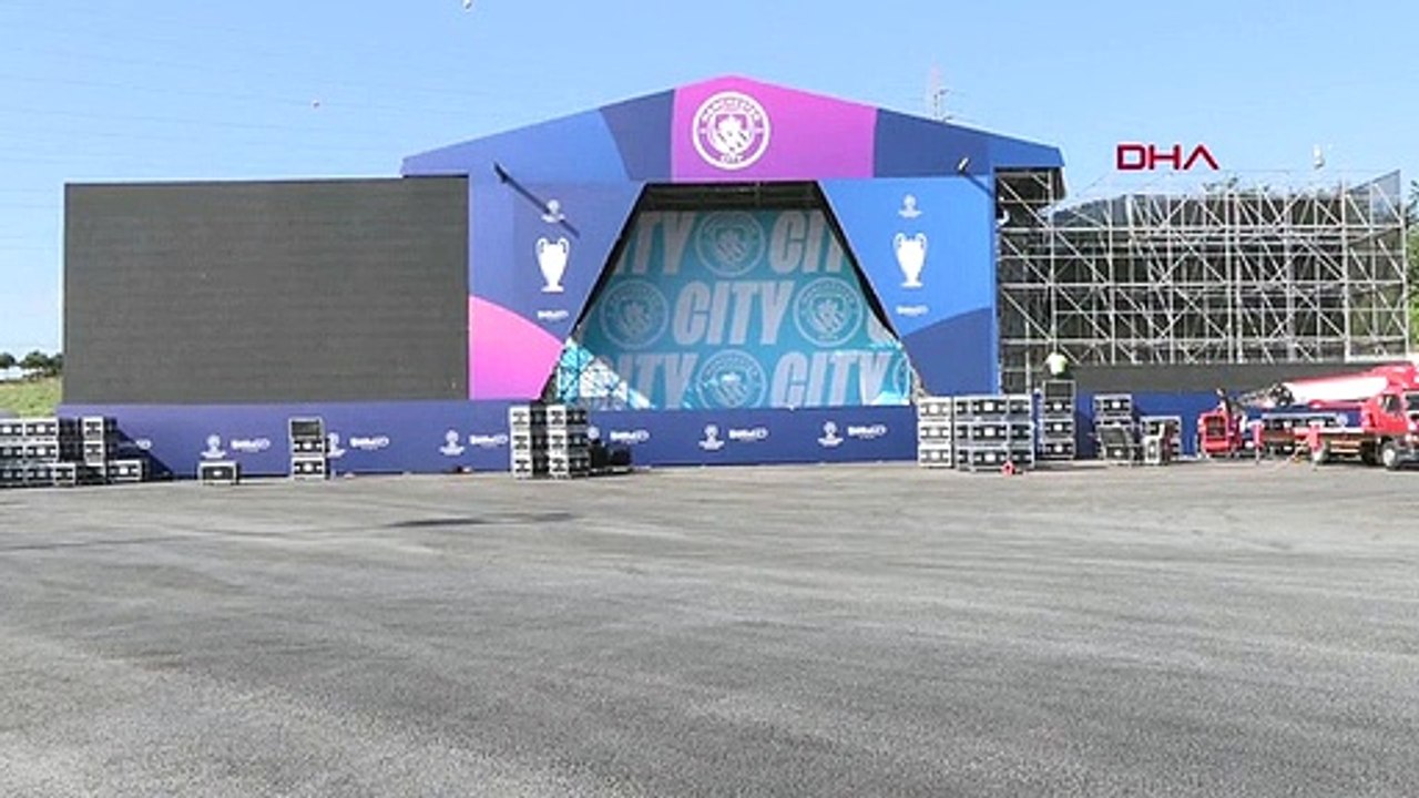 Les préparatifs du stade olympique Atatürk pour la finale de l'UEFA Champions League sont terminés