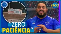 Hugão apoia faixas de protesto contra elenco do Cruzeiro