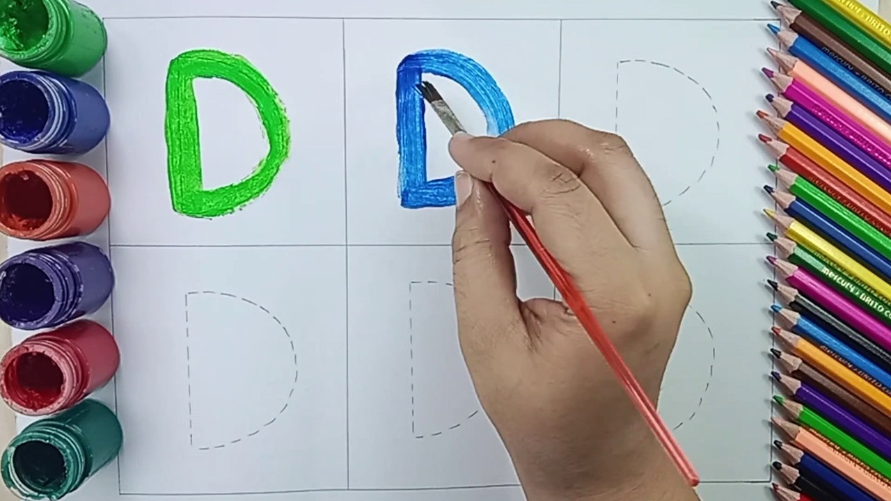 HOW TO LEARN AND WRITE CAPITAL ALPHABETS /LETTERS /ABC /PHONIC SONGS /COLOURS NAME /STARS SCHOOLING