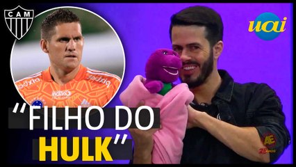 Atlético: Fael cuida de 'filho do Hulk' durante o AE