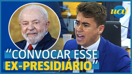 Nikolas quer convocar Lula para CPMI de 8/1