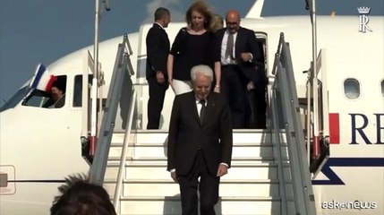 Sergio Mattarella ? arrivato a Parigi