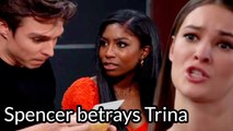 General Hospital Shocking Spoilers Spencer betrays Trina, conceals evidence to protect Esme