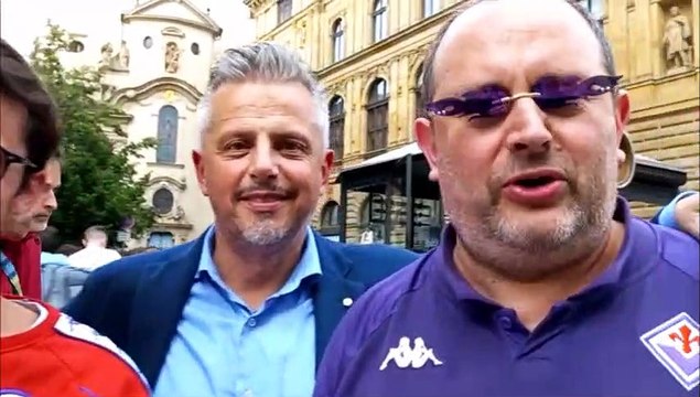 Fiorentina, i tifosi a Praga: Cosa ci aspettiamo? Di veder lottare