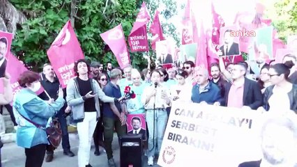 TİP'ten Haydarpaşa'da 'Can Atalay' eylemi: "Hatay halkının iradesi, Saray rejimine hizmet eden bir grup tarafından esir tutuluyor"