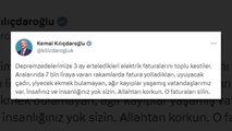 Kılıçdaroğlu, seçim yenilgisi sonrası sessizliğini depremzedeler için bozdu: O faturaları silin