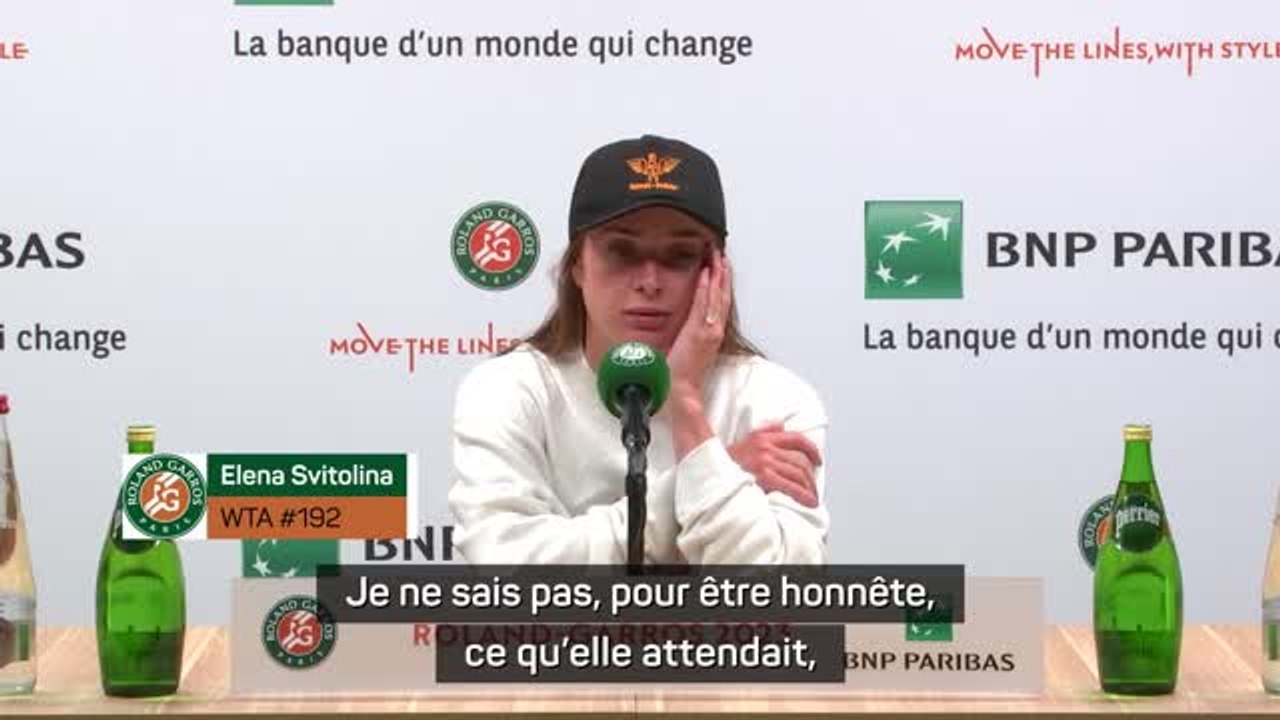 Roland-Garros - Svitolina : "Je ne sais pas ce que Sabalenka attendait"