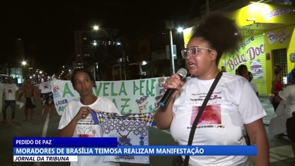 Moradores de Brasília Teimosa realizam manifestação