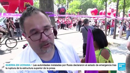 Protestas en Francia: enfrentamiento entre manifestantes y la Policía en Nantes y París