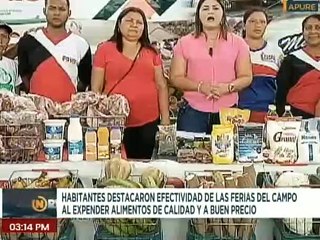Feria del Campo Soberano favorece a las parroquias El Recreo y San Fernando de Apure