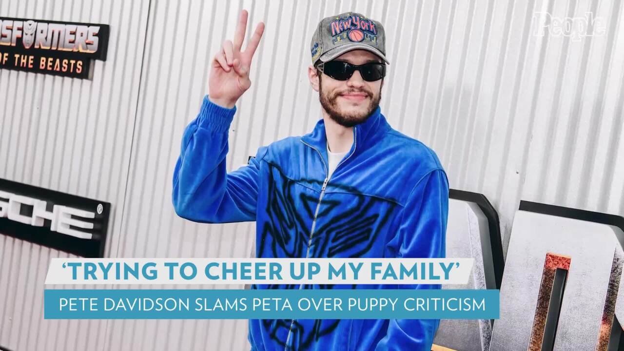 Pete Davidson Slams PETA in Heated Voicemail for Criticizing Him for Buying Dog from Pet Store