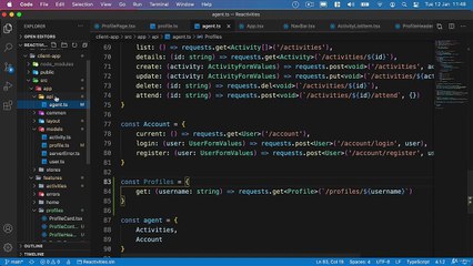 Net. Core and React Client image upload - Getting the profile data