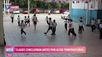Por ola de calor en Sinaloa va a concluir las clases el 29 de junio