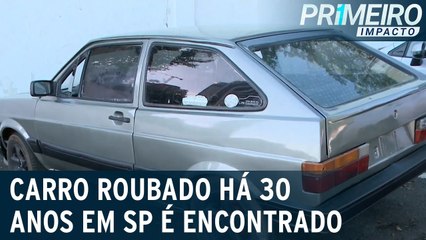 Carro roubado há mais de 30 anos em SP é achado na fronteira