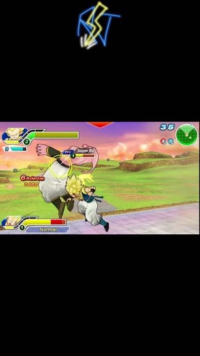 Dragon Ball Z: Tenkaichi Tag Team Español - Gotenks SS & Vegeta SS2 VS Super Buu & Cell #2 RJ ANDA