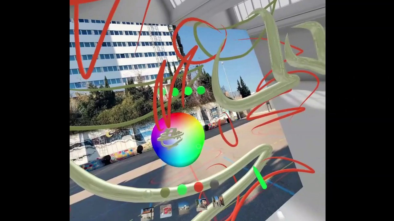 Expressionnisme abstrait en VR au collège