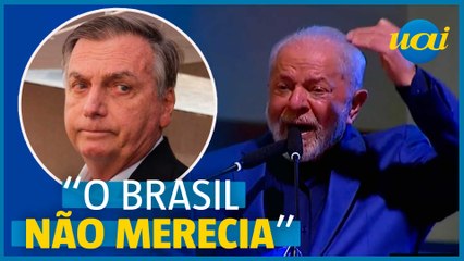 Sem citar Bolsonaro, Lula afirma: "O Brasil não merecia"