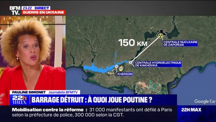 Guerre en Ukraine: la dimension stratégique du barrage de Kakhovka