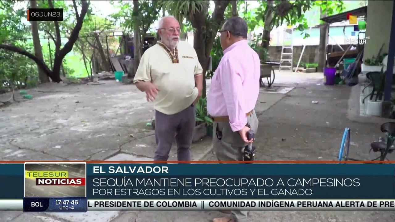 El Salvador: Campesinos expresan su preocupación por los cultivos y ganados ante la grave sequía