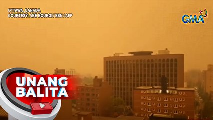 Kalangitan sa Ottawa, Canada, nagkulay-kahel dahil sa wildfire | UB