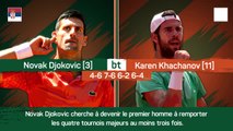 Roland-Garros - Djokovic s'en sort face à Khachanov pour filer dans le dernier carré