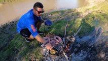 PESCA Y COCINA en el rio Gualeguaychú, Carne Asada, Salchichas, Fondue de Queso, Pesca de Barrio