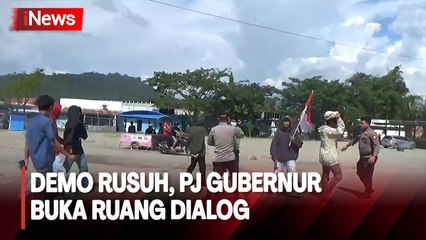 Demo Mahasiswa Rusuh, Pj Gubernur Sulbar Dialog dengan Mahasiswa