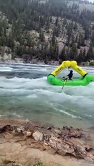 Inflatable Rafts Undergo Safety Testing at Kootenai Falls